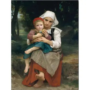 Obraz - reprodukce 70x100 cm William Bouguereau – Wallity