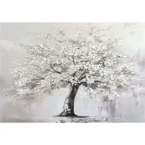 Obraz s ručně malovanými prvky 70x100 cm White Tree – Styler