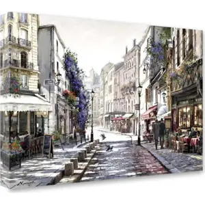 Obraz Styler Canvas Watercolor Paris II, 60 x 80 cm