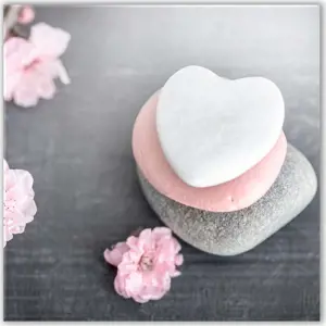 Obraz Styler Glasspik Spa & Zen Heart Stone, 30 x 30 cm