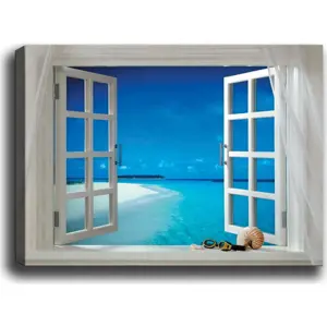 Produkt Obraz Tablo Center Open Window, 70 x 50 cm