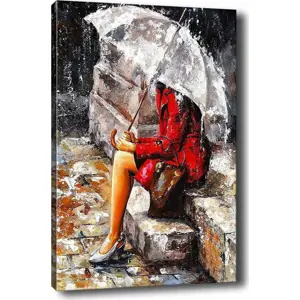 Produkt Obraz Tablo Center Waiting in the Rain, 40 x 60 cm