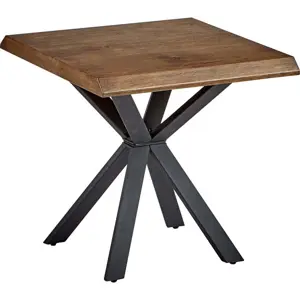 Odkládací stolek s deskou v dubovém dekoru 60x60 cm Arno – Unique Furniture