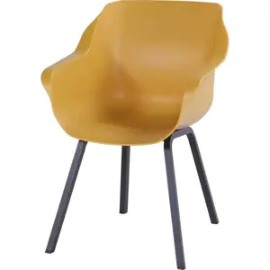 Produkt Okrově žluté plastové zahradní židle v sadě 2 ks Sophie Element – Hartman