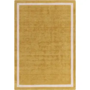 Okrově žlutý ručně tkaný vlněný koberec 120x170 cm Albi – Asiatic Carpets