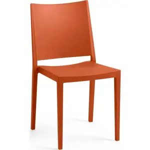 Produkt Oranžová plastová zahradní židle Mosk – Rojaplast