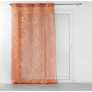 Produkt Oranžová voálová záclona 140x280 cm Belflor – douceur d'intérieur