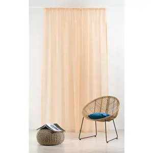 Oranžová záclona 300x260 cm Voile – Mendola Fabrics