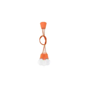 Produkt Oranžové závěsné svítidlo ø 15 cm Rene – Nice Lamps