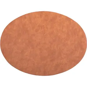 Produkt Oranžovohnědé prostírání z imitace kůže ZicZac Troja, 33 x 45 cm