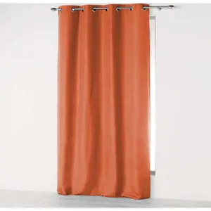 Produkt Oranžový závěs z mikrovlákna 140x280 cm Absolu – douceur d'intérieur