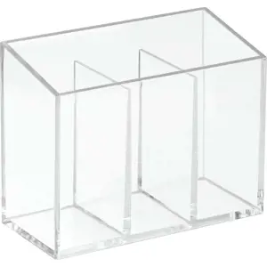 Organizér se 3 přihrádkami iDesign Clarity, 13 x 6,5 cm