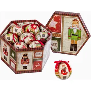 Produkt Papírové vánoční koule v sadě 14 ks Nutcracker Memory – Casa Selección