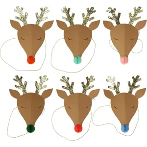 Produkt Párty čepičky v sadě 6 ks Reindeer – Meri Meri
