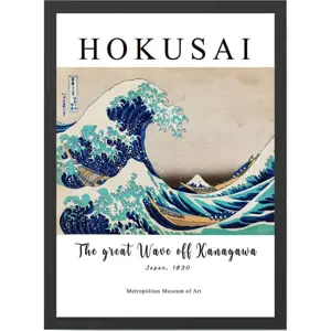 Plakát 35x45 cm Hokusai – Wallity