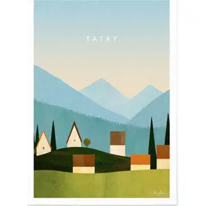 Produkt Plakát 50x70 cm Tatry – Travelposter