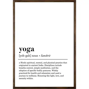 Plakát 50x70 cm Yoga – Wallity