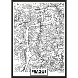 Produkt Plakát DecoKing Map Prague, 70 x 50 cm