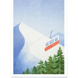 Produkt Plakát Travelposter Les Alpes, 50 x 70 cm