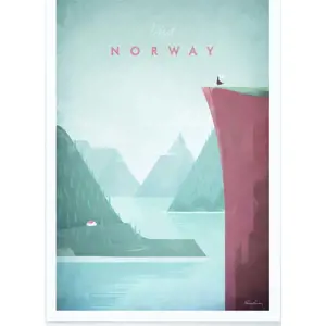 Produkt Plakát Travelposter Norway, 30 x 40 cm