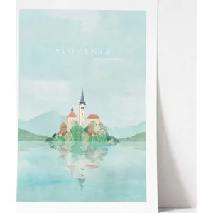 Produkt Plakát Travelposter Slovenia, 30 x 40 cm