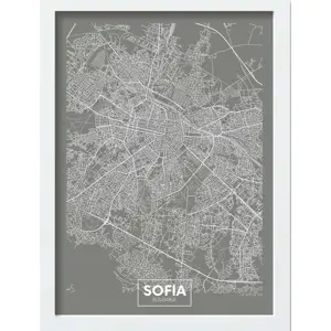 Plakát v rámu 40x55 cm Sofia – Wallity