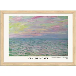 Plakát v rámu 45x35 cm Claude Monet – Wallity