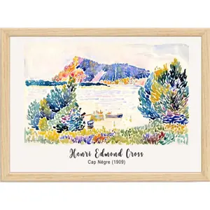 Plakát v rámu 45x35 cm Henri-Edmond Cross – Wallity