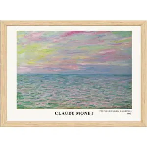 Produkt Plakát v rámu 75x55 cm Claude Monet – Wallity