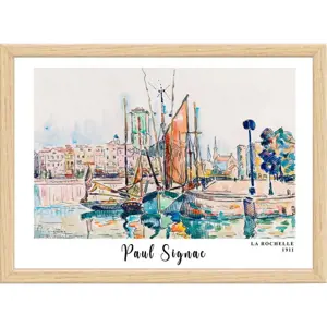 Plakát v rámu 75x55 cm Paul Signac – Wallity