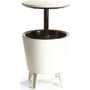 Produkt Plastový kulatý zahradní stolek se zásobníkem na led ø 49,5 cm Cool – Keter