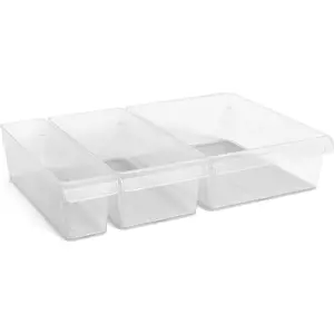 Plastový organizer do lednice 3 ks Fridge – Rotho