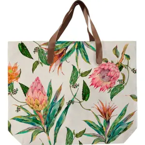 Produkt Plátěná taška s uchem z imitace kůže Madre Selva Flores Salvajes