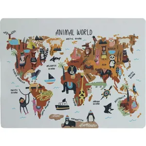Podložka na stůl Really Nice Things Animals Worldmap, 55 x 35 cm