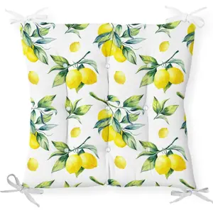 Podsedák s příměsí bavlny Minimalist Cushion Covers Lemons, 40 x 40 cm