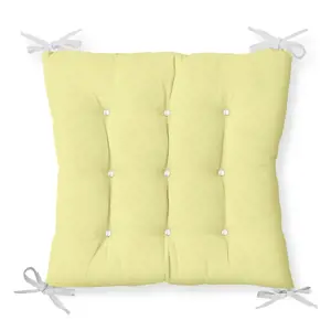 Podsedák s příměsí bavlny Minimalist Cushion Covers Lime, 40 x 40 cm