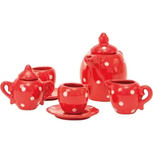 Porcelánová čajová sada do dětské kuchyňky La Grande Famille Tea Set – Moulin Roty