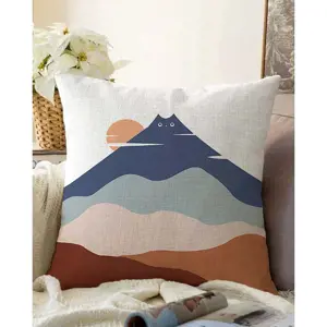 Povlak na polštář s příměsí bavlny Minimalist Cushion Covers Kitty Hill, 55 x 55 cm