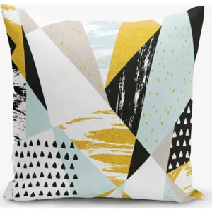 Povlak na polštář s příměsí bavlny Minimalist Cushion Covers Liandnse Modern Geometric Sekiller, 45 x 45 cm