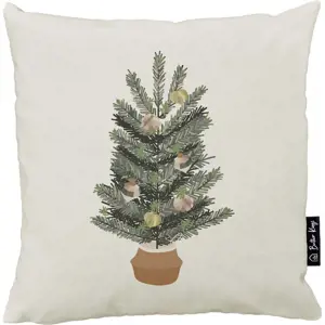 Povlak na polštář s vánočním motivem 45x45 cm Festive Tree – Butter Kings