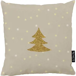 Produkt Povlak na polštář s vánočním motivem 45x45 cm Gold Tree – Butter Kings