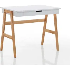 Produkt Pracovní stůl s bílou deskou 55x90 cm Karro – Tomasucci