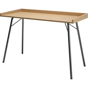 Pracovní stůl s deskou v dubovém dekoru 52x115 cm Rayburn – Woodman