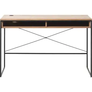 Pracovní stůl s deskou v dubovém dekoru 60x120 cm Rivoli – Unique Furniture