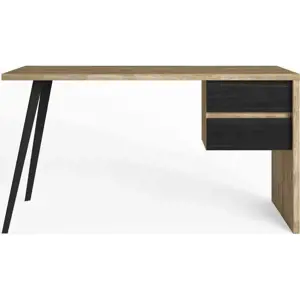 Produkt Pracovní stůl s deskou v dubovém dekoru 69x136 cm Eliot – Marckeric