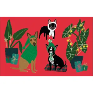 Produkt Přání s vánočním motivem v sadě 8 ks Cat and Dog Palais – Roger la Borde