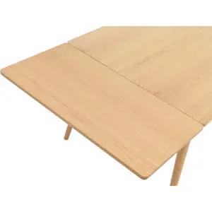 Přídavná deska k jídelnímu stolu s deskou v dubovém dekoru 45x90 cm Barrali – Unique Furniture