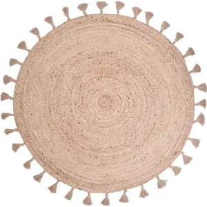 Produkt Přírodní ručně vyrobený jutový koberec Nattiot Else, ø 140 cm