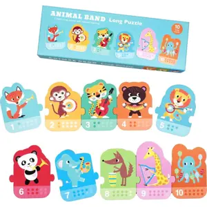 Produkt Puzzle (počet dílků 10) Animal Band – Rex London