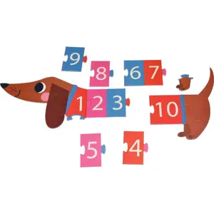 Produkt Puzzle (počet dílků 16) Sausage Dog – Rex London